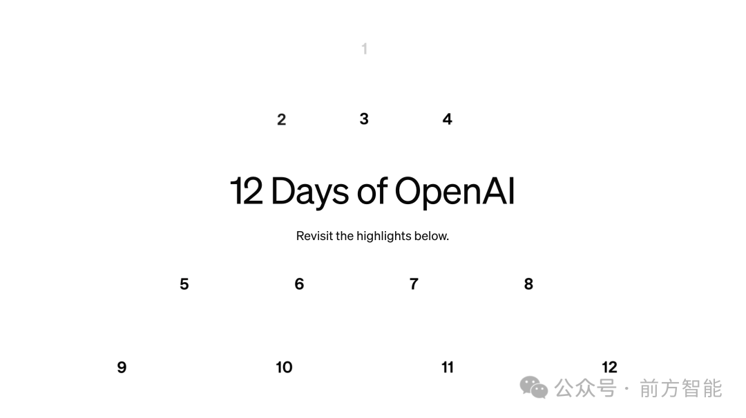 OpenAI圣诞十二天:技术狂潮席卷年末